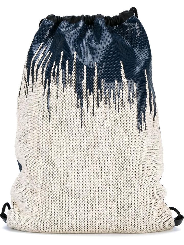 Paco Rabanne Mesh Drawstring Backpack