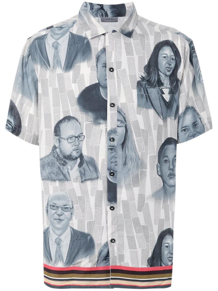 Lanvin Face Print Shirt - Multicolour