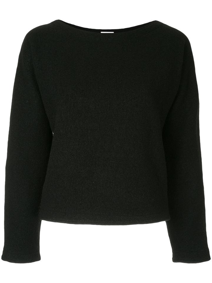 H Beauty & Youth Boat-neck Jumper - Black