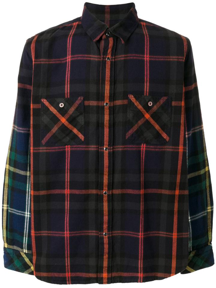 Sacai Checked Shirt - Blue