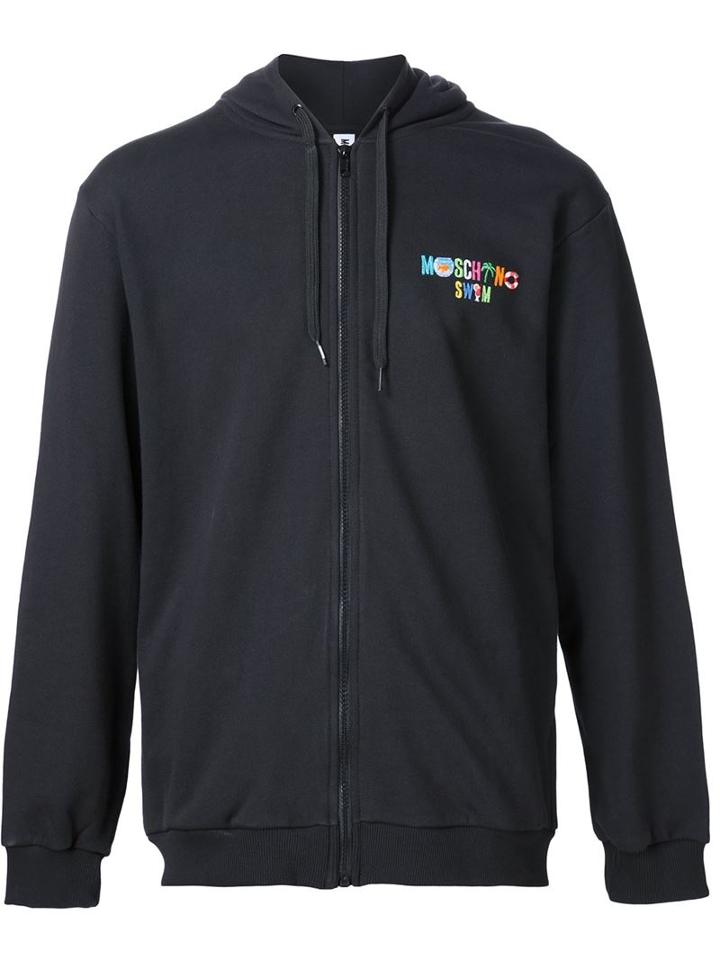 Moschino Swim Logo Hooded Sweatshirt