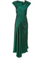 Jason Wu Collection Gathered Sleeveless Gown - Green