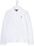 Ralph Lauren Kids Long-sleeved Polo Top - White