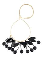 P.a.r.o.s.h. Cherry Necklace, Women's, Black, Brass/zamak/polymethyl Methacrylate