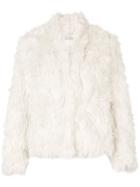 Vince Faux-fur Jacket - White