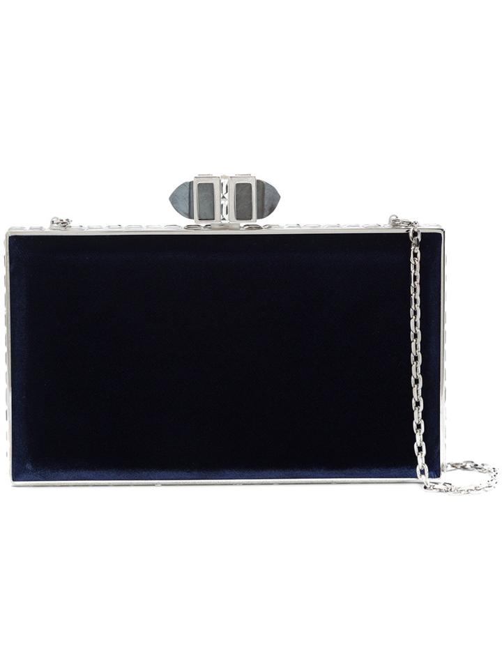 Judith Leiber Couture Coffered Bag - Blue