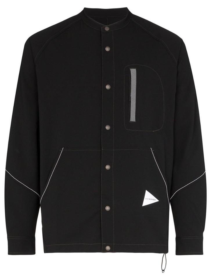 And Wander And W Dry Strtch Sht Blk - Black