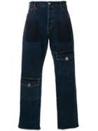 Jw Anderson Multi-pocket Denim Trousers - Blue