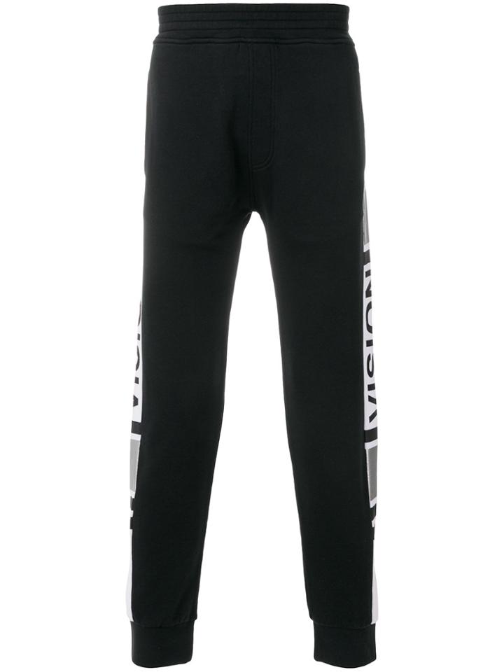 Neil Barrett Vision Side Panel Track Pants - Black