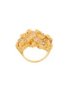 Niza Huang Cocktail Ring - Metallic