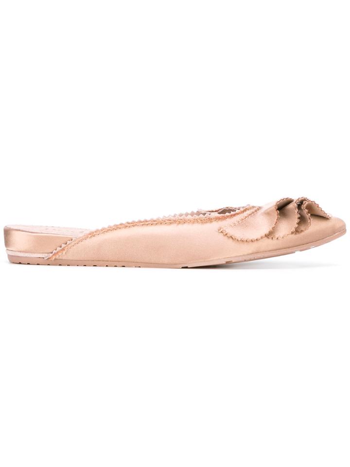 Pedro Garcia Alia Slippers - Pink & Purple