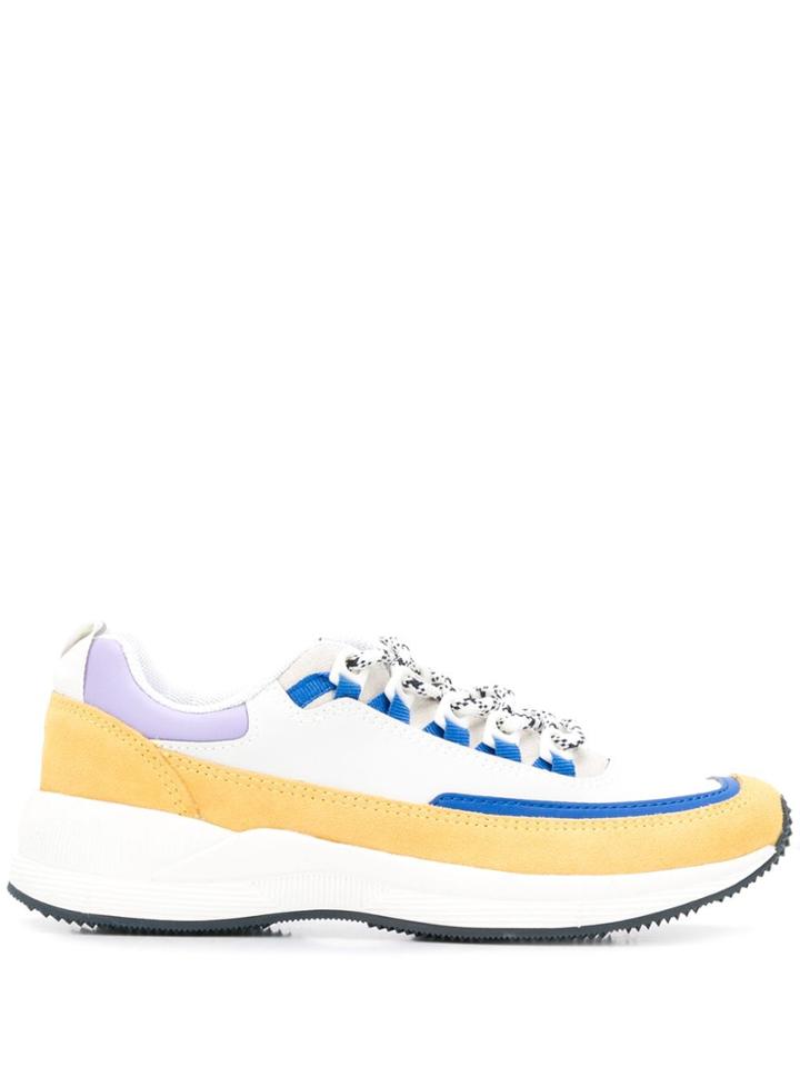 A.p.c. Jay Brain Dead Panelled Sneakers - White
