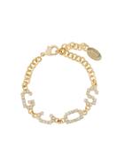 Gcds Logo Chain Link Bracelet - Gold
