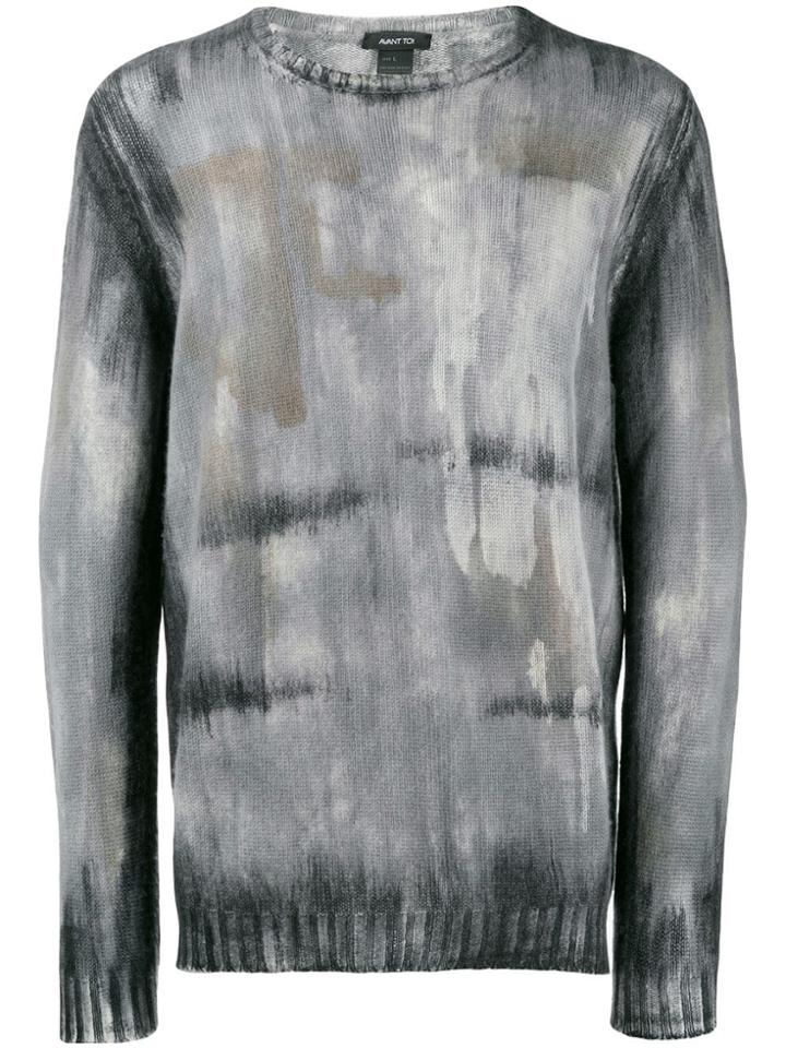 Avant Toi Brushed Sweatshirt - Grey