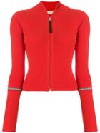 Alyx Zipped Cardigan - Red