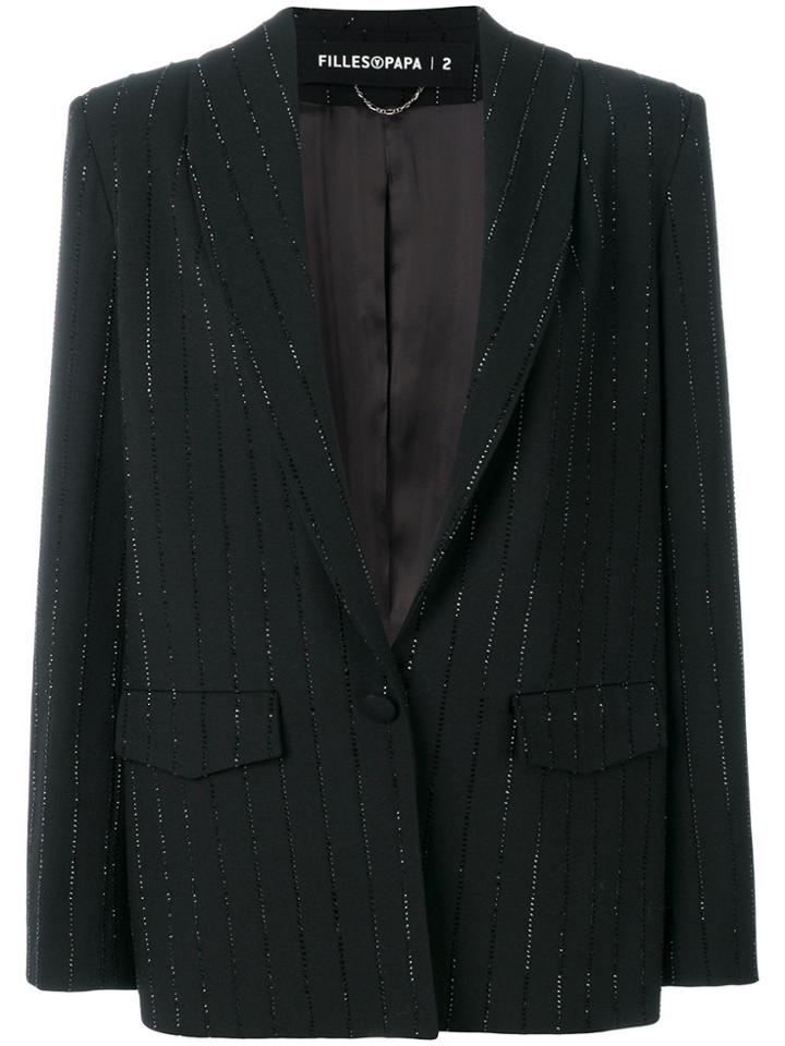 Filles A Papa Raf Tailor Embellished Blazer - Black