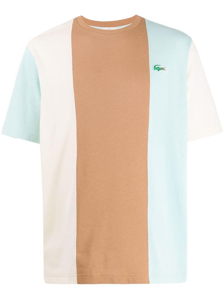 Lacoste Live Vertical Stripes T-shirt - Blue