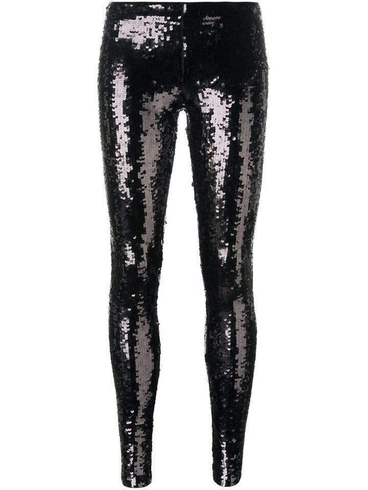 Mes Demoiselles Sequined Leggings, Women's, Size: 1, Pink/purple, Polyester/spandex/elastane