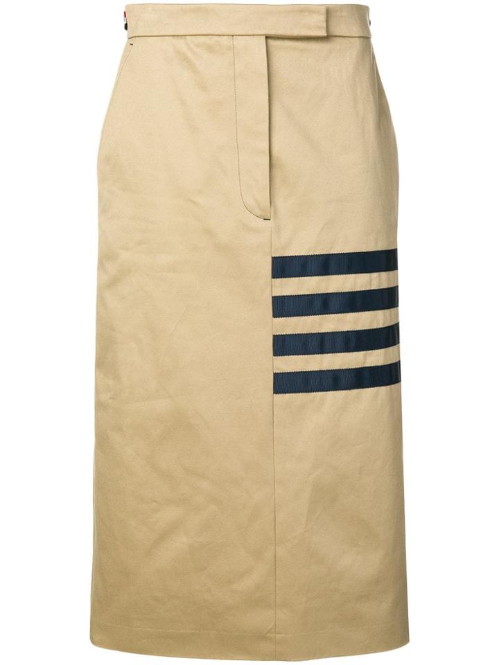 Thom Browne Grosgrain 4-bar Sack Skirt