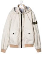 Stone Island Junior Hooded Jacket - Neutrals