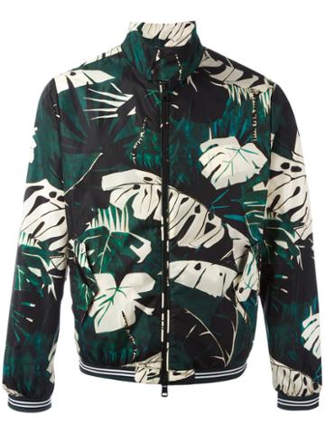 Moncler Printed Lamy Jacket, Men's, Size: 1, Green, Polyamide