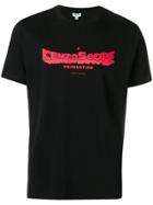 Kenzo Slogan T-shirt - Black