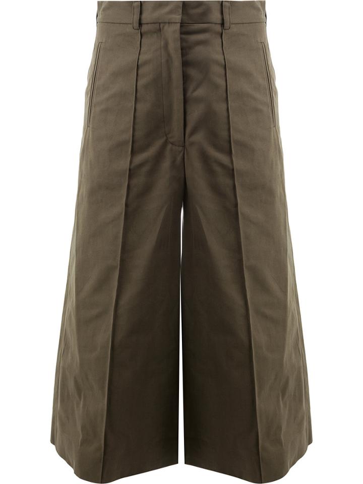 Rokh High-waisted Culottes - Green