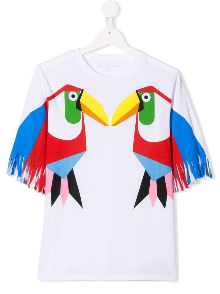 Stella Mccartney Kids Toucan Print T-shirt - White