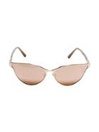 Linda Farrow Cat Eye Sunglasses - Metallic