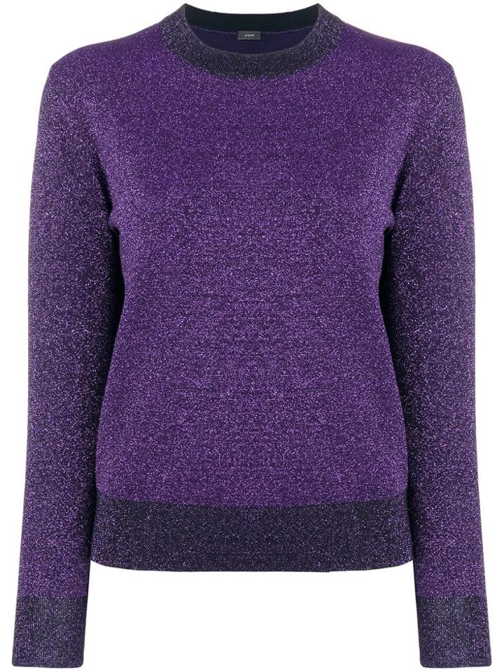 Joseph Crew Neck Jumper - Pink & Purple