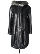 Moncler Veronika Metallic Parka - Black