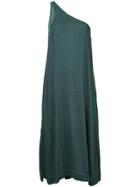 The Upside Printed One Shoulder Dress - Green