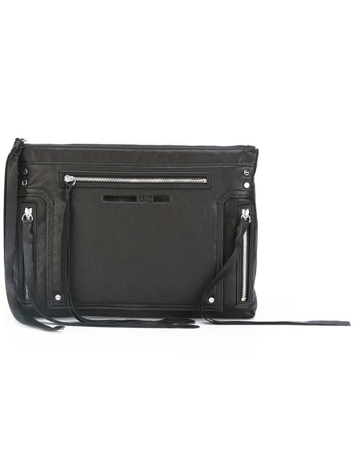 Mcq Alexander Mcqueen - Loveless Pouch - Women - Sheep Skin/shearling - One Size, Black, Sheep Skin/shearling