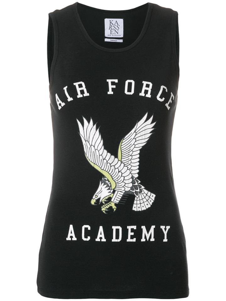 Zoe Karssen Air Force Academy Tank Top - Black