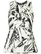 Proenza Schouler Embroidered Sleeveless Top - White
