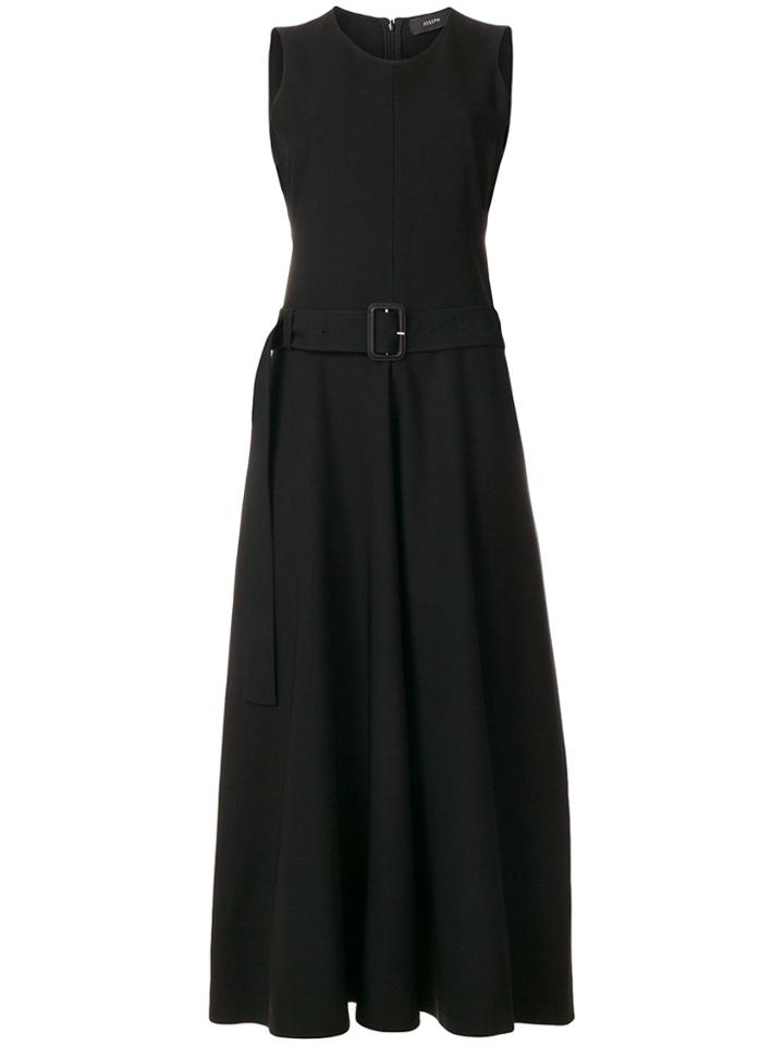 Joseph Long Sleeveless Swing Dress - Black