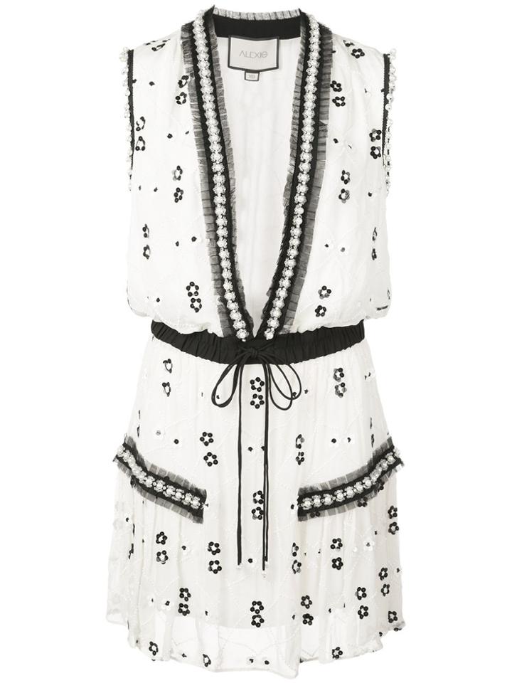 Alexis Isma Bead-embellished Dress - White