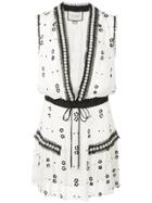 Alexis Isma Bead-embellished Dress - White