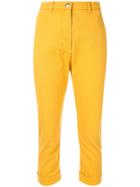 No21 Cropped Trousers - Yellow