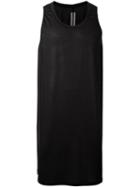 Rick Owens Long Length Tank Top, Men's, Size: Xxl, Black, Silk
