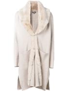 N.peal Milano Fur Collar Coat - Nude & Neutrals