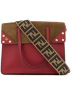 Fendi Ff Cross Body Tote Bag - Red