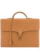 Hermès Pre-owned 1996s Billet Strap Briefcase - Brown