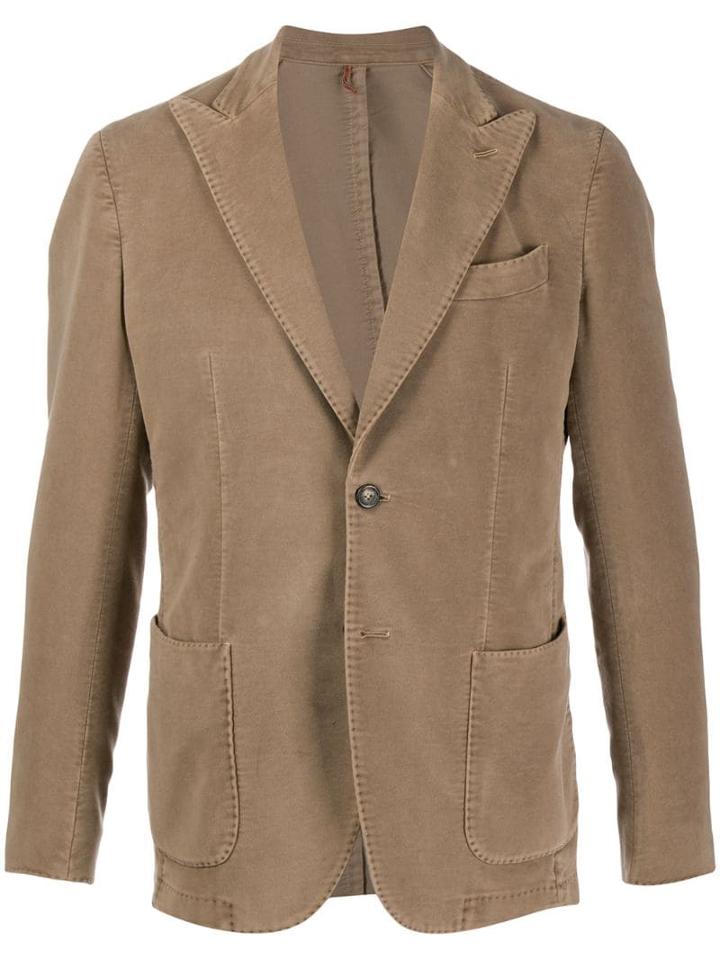 Dell'oglio Textured Blazer - Neutrals