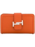 Tod's Double T Wallet - Yellow & Orange