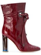 Malone Souliers Dolly Booties - Red