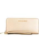 Michael Michael Kors - 'jet Set' Continental Wallet - Women - Leather - One Size, Grey, Leather
