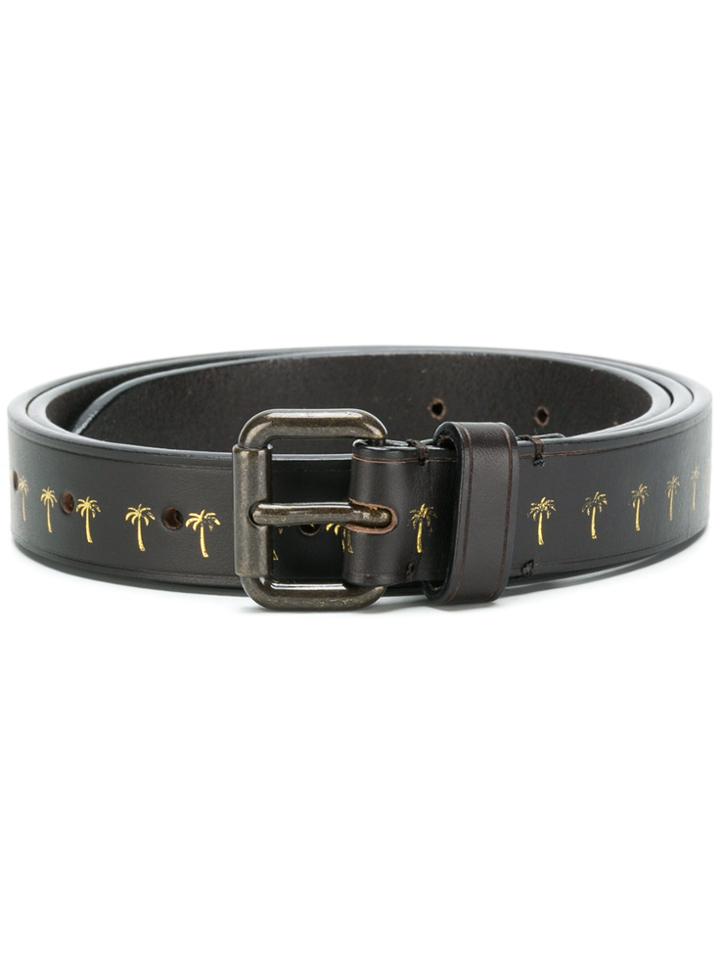 Tomas Maier Palm Belt - Brown