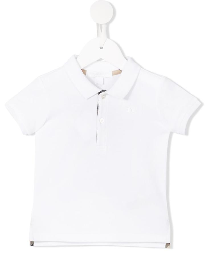Burberry Kids - Classic Polo Shirt - Kids - Cotton - 36 Mth, White