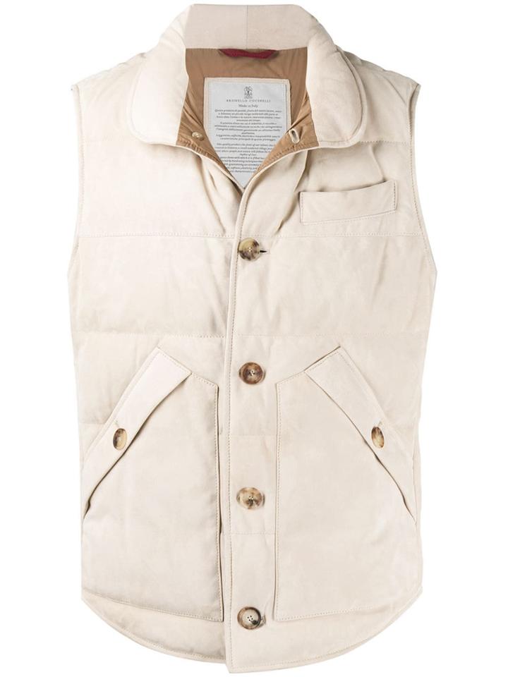 Brunello Cucinelli Puffer Gilet - Neutrals